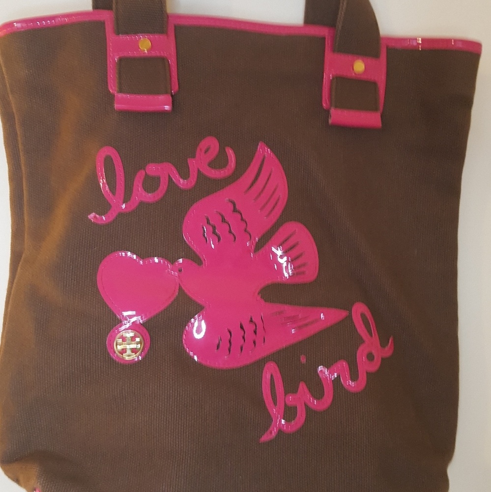 Tory Burch Love Bird canvas tote